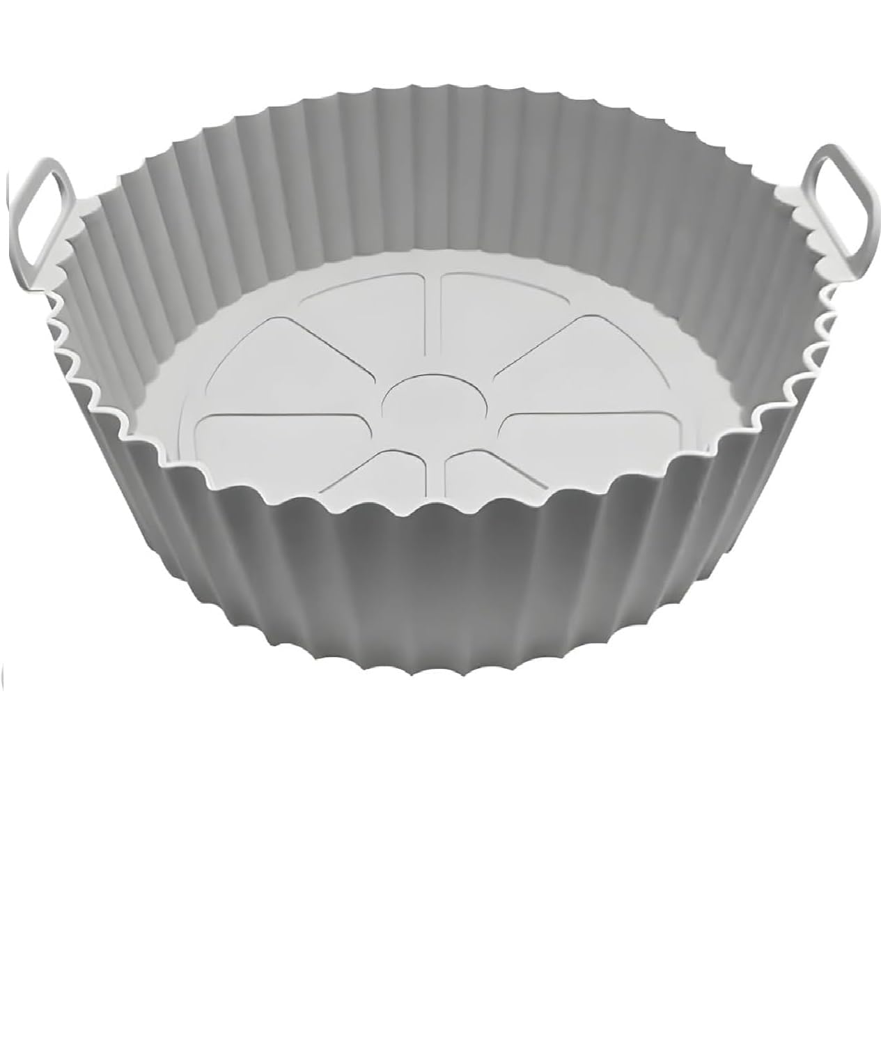 1PCS Silicon Air Fryer Liners I Round Silicone Basket Baking Tray I Pot with Ear Handles I Nonstick Reusable Heat Resistant I Air Fryer Basket – Multicolor-image-49