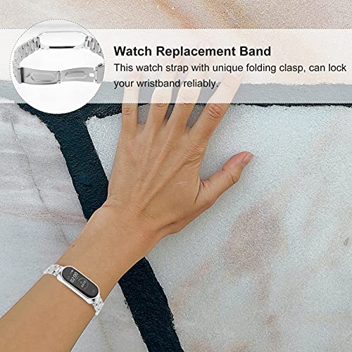ABOOFAN 1Pc Rvs Horloge Vervanging Band Eenvoudige Polsband Nuttig Band - Afbeelding 3