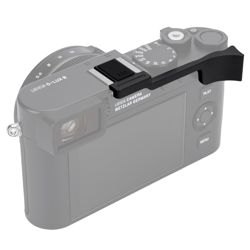 JJC Griffe en métal antidérapante pour Appareil Photo Leica D-Lux 8 pour Un Meilleur équilibre