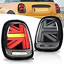 VLAND Rückleuchten Kompatibel für Mini Cooper F55 F56 F57 2014-2020, Mit E-Prüfzeichen,1 Satz (Schwarz/Schwarzer Zierring) VLAND Rückleuchten Kompatibel für Mini Cooper F55 F56 F57 2014-2020, Mit E-Prüfzeichen,1 Satz (Schwarz/Schwarzer Zierring)