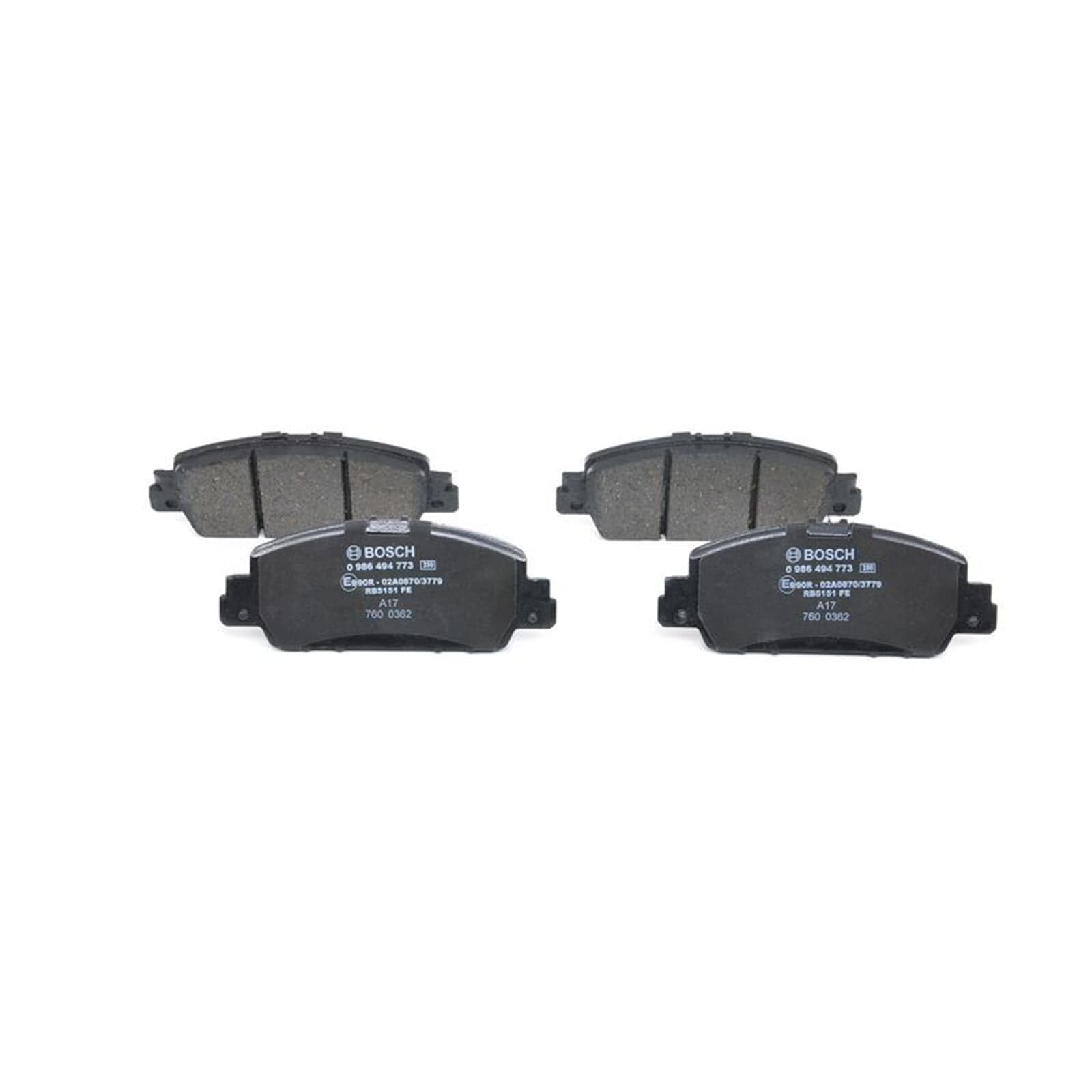 Bremsscheiben 293mm + Beläge vorne | 0986479B02 + 0986494773 Kompatibel mit Hr-V (ru)