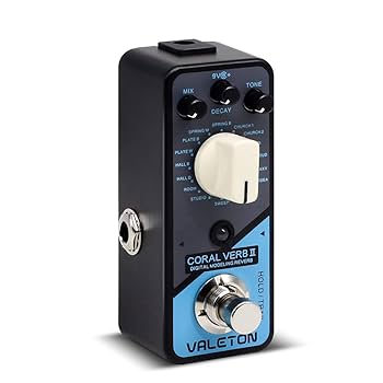 Amazon.com: VALETON Coral Verb II Digital Reverb Guitar