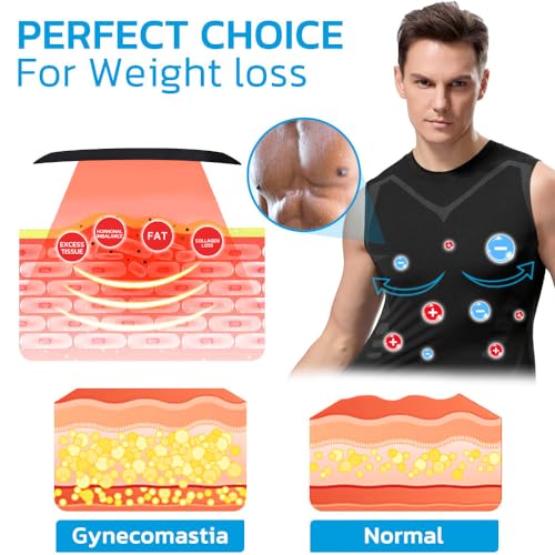 Tourmaline Posture Corrector Vest, Ionic Shaping Sleeveless Shirt, Back Posture Corrector for Men3