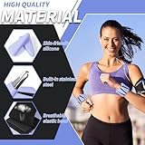 Wrist & Ankle Weights for Women, Wearable Strong Arm & Leg Weights Set of 2(1Lbs Each), Adjustable Ankle Weights for Walking, Yoga, Dance, Barre,Gym,Exercise,Pilates,Walking Running (Blue) - Image 2