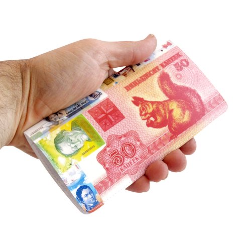 0.465972222 International Money Currency Checkbook Cover #TOP4