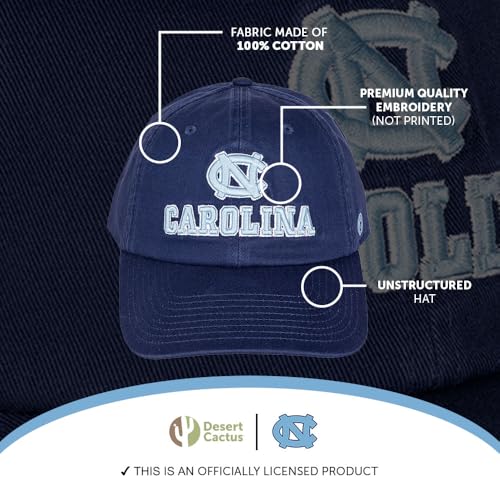 Gorra Baseball Univerisdad North Carolina Azul Talla UN miniatura 4