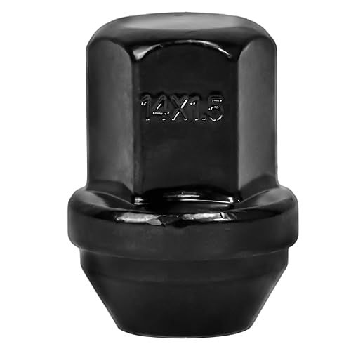 Miniatura 5 de Tuercas de llanta de 14 x 1.5 pulgadas, color negro, 20 piezas compatibles con Dodge Challenger Charger Hellcat SRT8 Chrysler 300 Jeep Grand Cherokee
