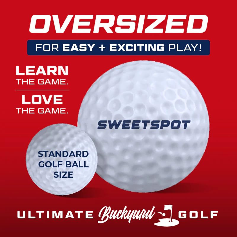 SweetSpot Plastic Golf Club Driver and Oversize 3