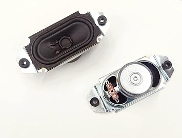 Erh India 1 Pair LED TV Speaker 8 Ohm and 10W Speaker and woofer or LCD TV with bass Full-Range loudspeakers Sound System (Metal)