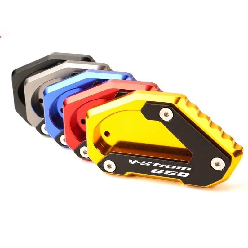 Extension béquille latérale V-STROM 650 plaque support CNC - 7