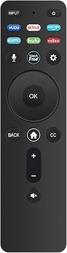 Allimity XRT260 - Mando a distancia de voz reemplazado para Vizio V-Series y M-Series 4K HDR Smart TV con Vudu Netflix PrimeVideo XUMO Hulu REDBOX