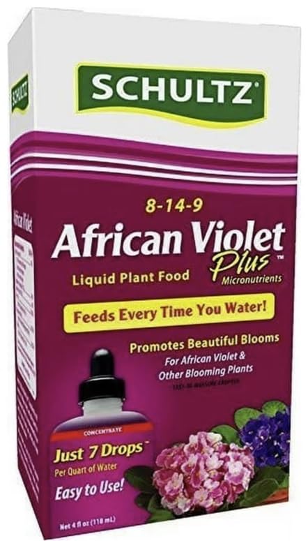 Abono líquido para planta violeta africana 8-14-9 4 oz