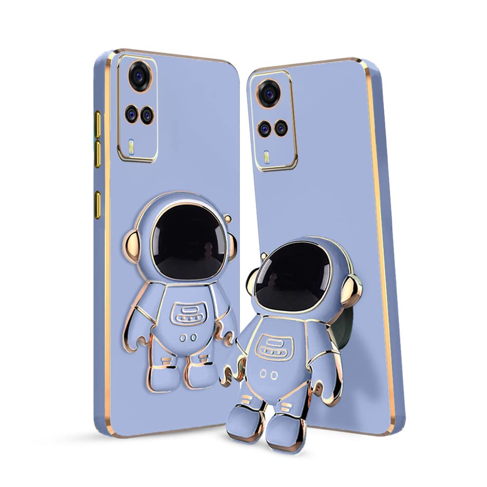 KARWAN®️ 3D Astronaut with Folding Stand Back Cover Case Compatible for Vivo Y51 | Slim electroplated case | Stand case | Soft TPU | Space Astro Theme | Camera Protection-Blue (B0C16PRL7W) Amazon Price History, Amazon Price Tracker