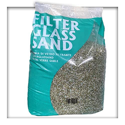 Kieskönig 20 kg Filterglas Pool Filtermaterial Sandfilteranlage Körnung 0,5 - 1,25 mm