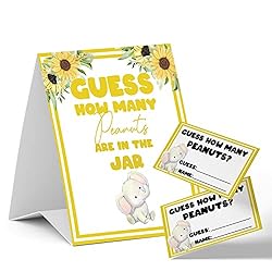 sunflower baby shower game