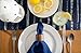 DII Handmade Chindi Tabletop, Reversible and Machine Washable, Table Runner, 14x72, Nautical Blue