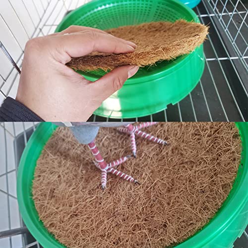 Image of BUAKAW-X Pigeon Nest Coconut Fiber Substrate 5pc Bird Nest Racing Pigeon Breeding Eggs Mat for Finch Chicken Bird Nesting Materials
