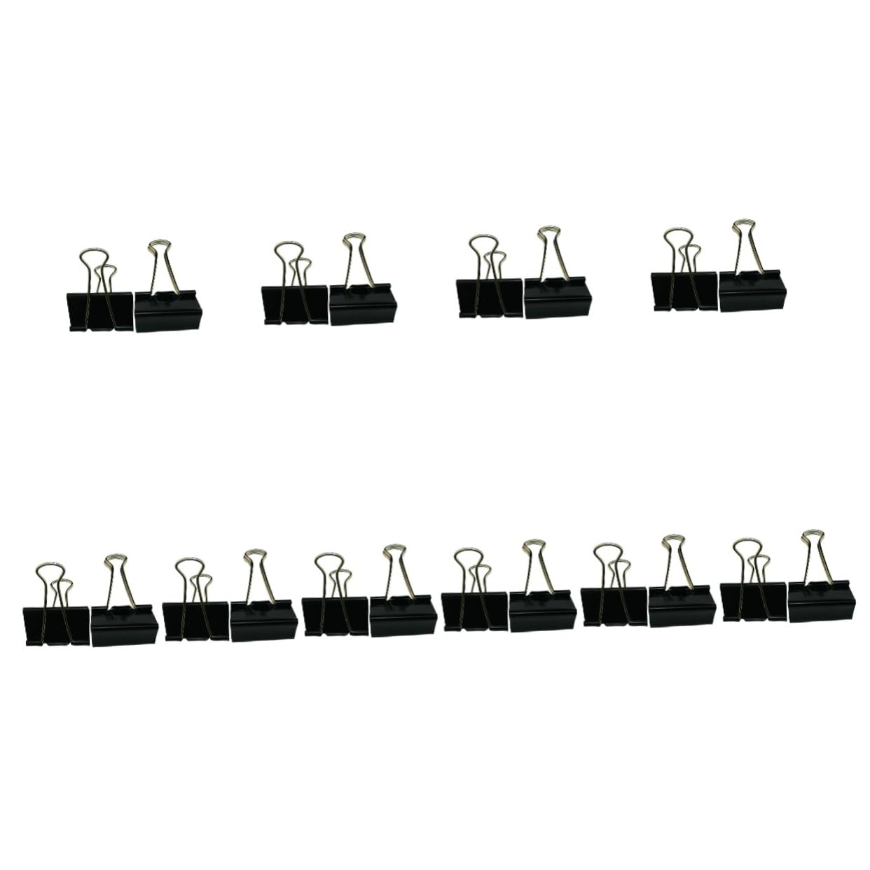 NUOBESTY 10 Set Di Fermagli Per Raccoglitori Finanziari Da 25 Mm Fermagli Per Carta in Metallo Articoli Per Ufficio Cancelleria Acciaio Temperato Per Uso Quotidiano 12 Pezzi * 10