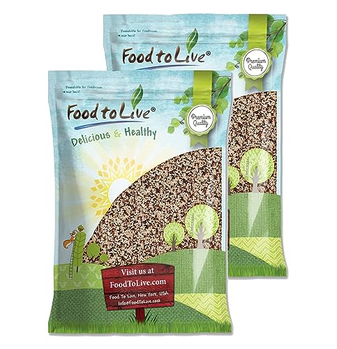 Food to Live Tri-Color Quinoa Grain, 24 Pounds – Blend