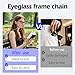 11Pcs Eyeglass Chain, Lightweight Neck Cord for Reading & Fashion Accessories