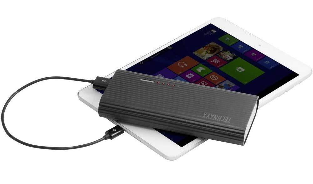Technaxx Power Bank 6000mAh mit Full HD-Kamera TX-92, Powerbank mit Überwachungs- und Spionkamera