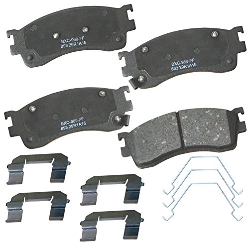 Image of Bendix Premium SBC893 Ceramic Front Brake Pads for Mazda Protege 2003-2001, Protege5 2003-2002