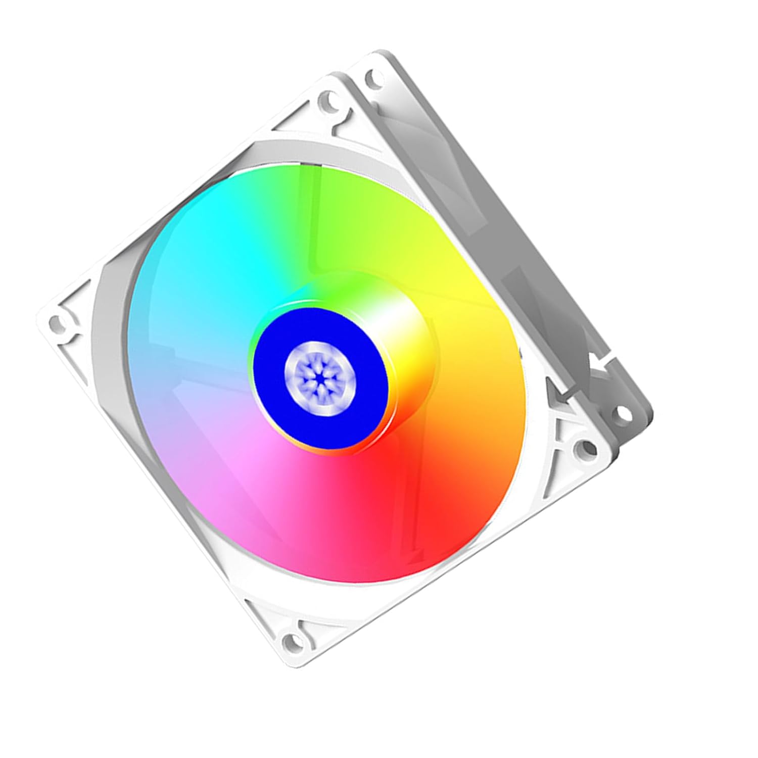 90mm ARGB PWM PC Case Fan Quiet High Temperature Control ABS for Compact Builds ARGB PC Case Fan