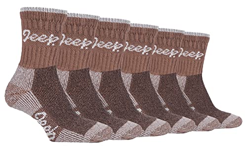 Chaussettes Randonnée Femme Jeep en Coton Rembourrées x6