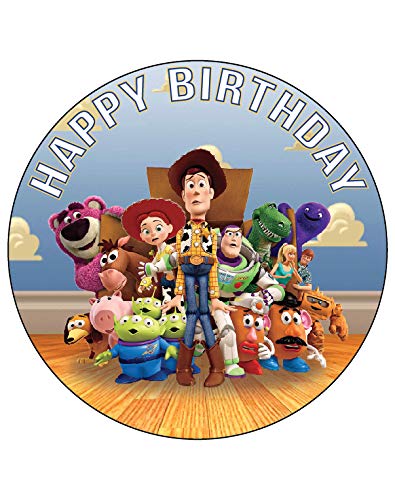7.5 Inch Edible Cake Toppers – Classic Toy Adventure Themed