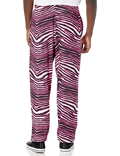 Zubaz Men's Standard Classic Zebra Printed Athletic Lounge Pants, Multi, X-Small #TOP1