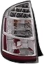 HEADLIGHTSDEPOT Chrome Housing Tail Light Compatible with Toyota Prius 2006-2009 Includes Left Driver Side Tail Light