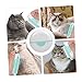 GRIRIW Pet Cat Grooming Comb Portable Hair Brush and Rake for Shedding Dandruff Removal Lightweight Design Comfortable Grip for Cats and Kittens