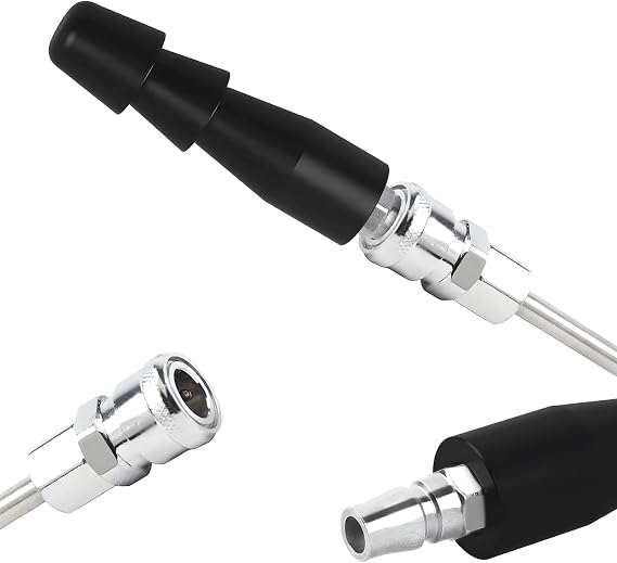 Vac-U-Lock Adapter for F-Machine, Quick-Connect Black Aluminum Coupling, Kliclok Accessory, Vac-U Interface