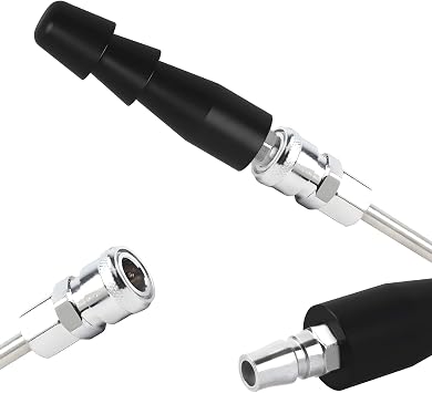 Vac-U-Lock Adapter for F-Machine, Quick-Connect Black Aluminum Coupling, Kliclok Accessory, Vac-U Interface