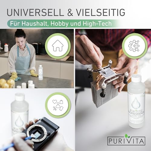 Isopropanol Reinigungsalkohol 99,9% – Purivita – 1 Liter