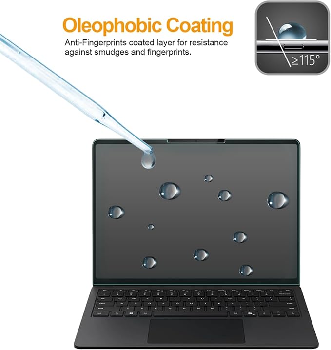 Supershieldz (2 Pack) Protector de Pantalla Vidrio Templado 13.8" miniatura 3