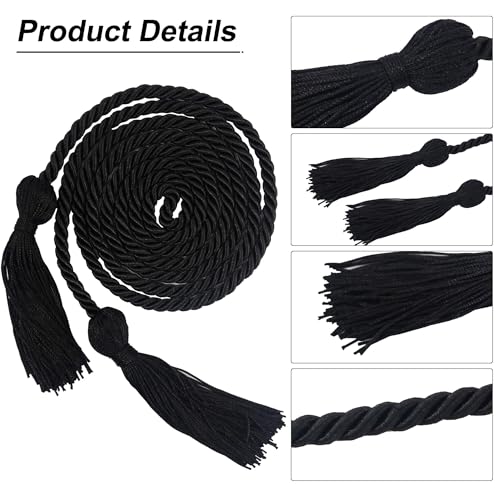 Image of GraduationMall Graduation Honor Cord 68 inch Black