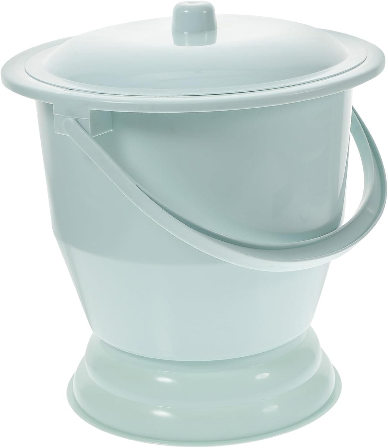 Cabilock Outdoor Chair Unisex Chamber Pot Portable Toilets with Lids Plastic Spittoon Urinal Basin Pot Handheld Home Bucket for Adults Pregnant Women Blue Portable Toilet