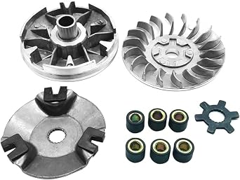 Alnicov Complete Variator Kits for JOG Tng Adly Aprilia 50cc 49cc 2 Stroke Scooter Variator Clutch Kit