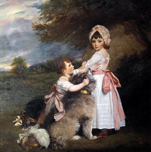 Tableaux sur toile haut de gamme Joshua Reynolds pour salon moderne