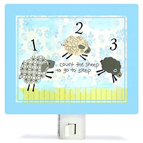Oopsy Daisy PE3194 Counting Sheep-Blue Night Light