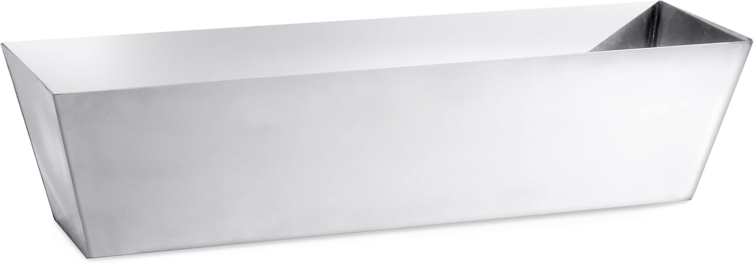 Steel Mud Pan - Plasterers Mud Pan - Rust Proof Design - Drywall Mud Pan - Made in EU - 320x105x90mm