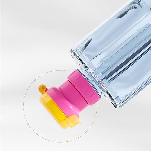 Miniatura 9 de 3 tapas giratorias para botellas, a prueba de derrames, tapa giratoria para jugo de soda, tapas de botellas de agua con pajilla, color aleatorio