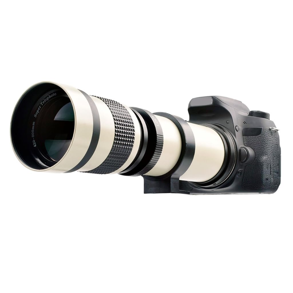 Teleobiektyw z zoomem 420-800 mm F/8.3-16 do montażu T do aparatów DSLR Akcesoria