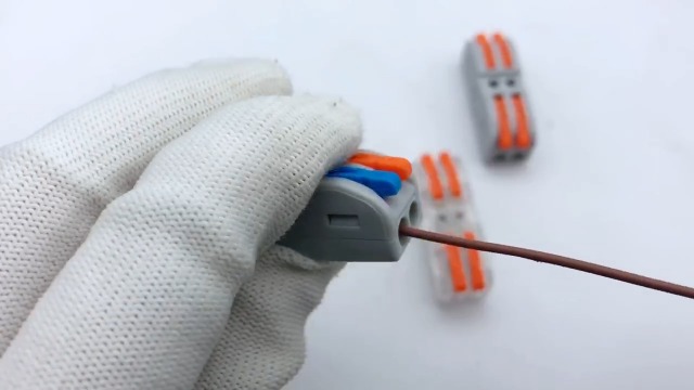 QitinDasen 15Pcs Preiu Levier-Ecrou Fil Connecteur Set, Bilatéral 4