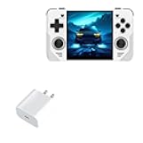 BoxWave Charger Compatible with Powkiddy RGB30 - PD GAN miniCube (30W), 30W Tiny PD GAN Type-C Wall Charger - Winter White