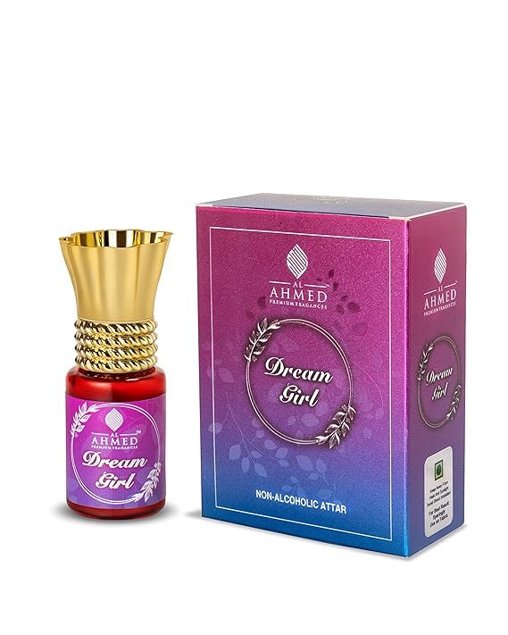 Al Ahmed Premium Dream Girl Roll on Perfume | Long lasting Fragrance Perfume For Women | 100% Alcohol Free Attar Perfume | Artisanal Perfume Oil (6ml)