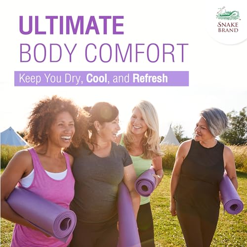 Snake Brand Prickly Heat Cooling Powder for Everyday Use - Anti-Chafing, Heat Rash Relief, Relaxing Lavender Scent (9.9 Oz / 280g) - Image 6