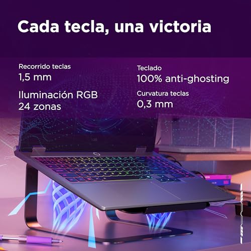 Miniatura 13 de Lenovo Loq Gen 10 - Portátil Gaming Ia 15.6 Fhd Intel Core I7-13650hx, Nvidia Geforce Rtx 5060, 32 Gb Ram, 1 Tb Ssd, 144 Hz, Wi-Fi 6, Sin Sistema Operativo Qwerty Rgb 24 Zonas Español - Gris