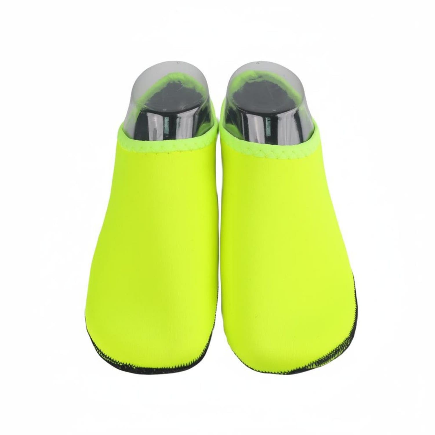 Breathable Snorkeling Shoes Wear-Resistant Slip-on Water Shoes Shielded Sole Quick-Dry Aqua Socks Lightweight for Swimming, Diving, River Trekking, Surfing, Fluorescent Green, XL-image-29